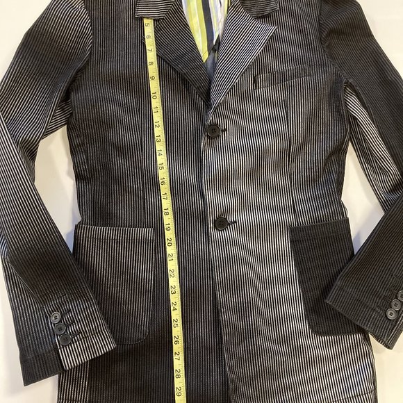 Custom Tailored Casual / Sports Jacket (black / silver) - Picture 3 of 6